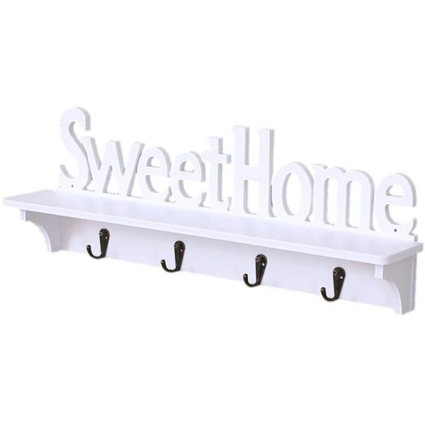 hooks & rails home wall mounted rack door hanger hook storage for coat hat clothes key (white)
hooks & rails home wall mounted rack door hanger hook storage for coat hat clothes key (white)