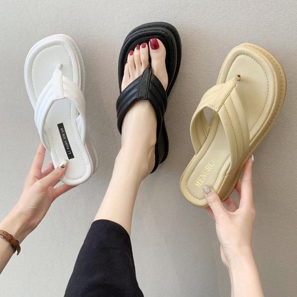 slippers beach shoes soft slides fashion med slipers women on a wedge rubber flip flops platform sabot comfort luxury 2021, Black
slippers beach shoes soft slides fashion med slipers women on a wedge rubber flip flops platform sabot comfort luxury 2021, Black