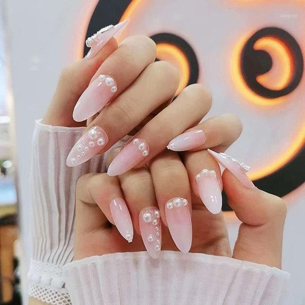 pearl fake nails with 3d butterfly bow design full nail tips stiletto false art decoration1, Red;gold
pearl fake nails with 3d butterfly bow design full nail tips stiletto false art decoration1, Red;gold