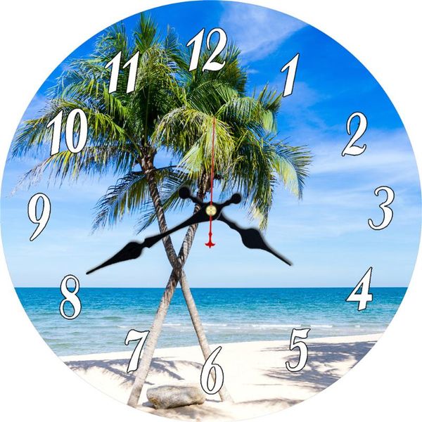 blue sky beach natatorium custom wooden wall clock seashore palm coconut tree large silent round imitation wood clocks
blue sky beach natatorium custom wooden wall clock seashore palm coconut tree large silent round imitation wood clocks