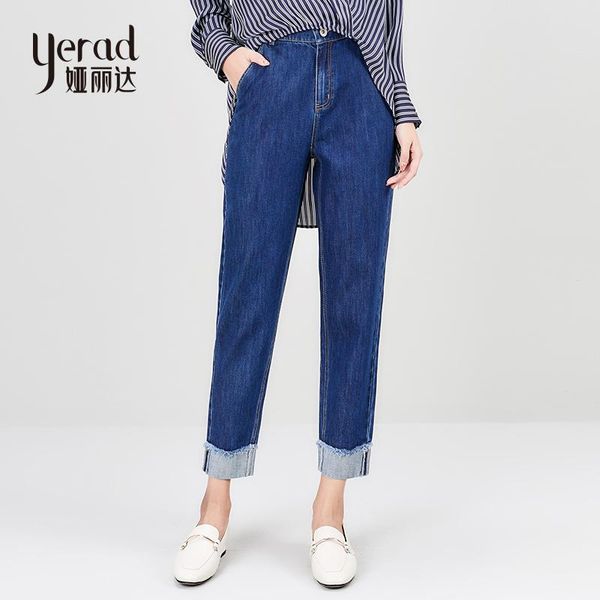 women's jeans yerad fashion harem high waist ankle length pants women trousers casual loose fit vintage denim, Blue
women's jeans yerad fashion harem high waist ankle length pants women trousers casual loose fit vintage denim, Blue