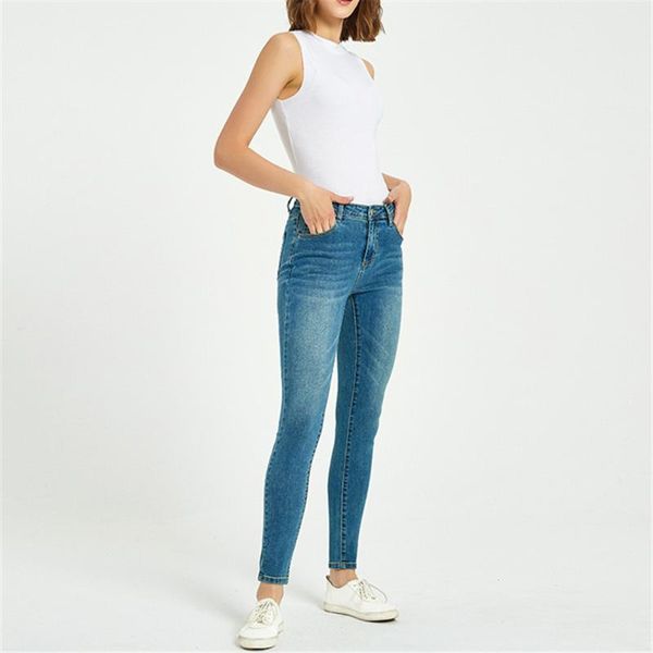 women's jeans 2021 european and american spring clothes are thin tall slim women fashion temperament pencil pants, Blue
women's jeans 2021 european and american spring clothes are thin tall slim women fashion temperament pencil pants, Blue