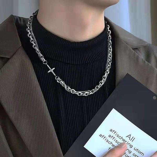 pendant necklaces fflacell 2021 fashion hip hop punk simple metal zircon cross clavicle chain necklace for women men party jewelry, Silver
pendant necklaces fflacell 2021 fashion hip hop punk simple metal zircon cross clavicle chain necklace for women men party jewelry, Silver