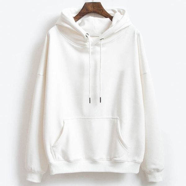 2021 new sweater spring and autumn thin loose large cotton women's pure white hoodie, Black
2021 new sweater spring and autumn thin loose large cotton women's pure white hoodie, Black