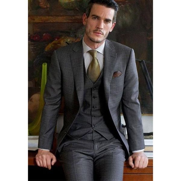 men's suits & blazers dark grey suit formal 3-piece business sets shawl lapel two button blazer pants (jacket+pants+vest), White;black
men's suits & blazers dark grey suit formal 3-piece business sets shawl lapel two button blazer pants (jacket+pants+vest), White;black