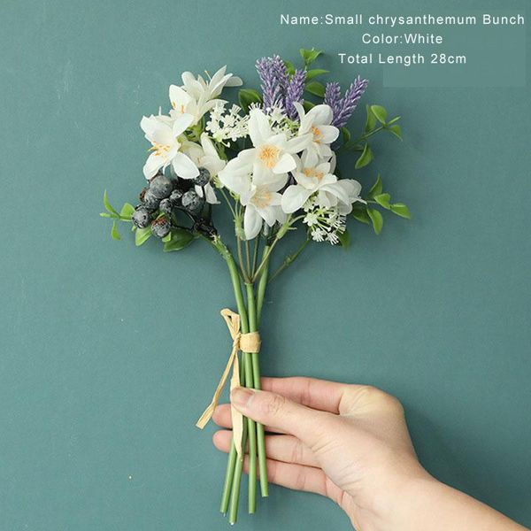 simulation wild chrysanthemum grass faux silk bouquet for wedding bride holding flower home decoration fake flowers diy garland decorative &
simulation wild chrysanthemum grass faux silk bouquet for wedding bride holding flower home decoration fake flowers diy garland decorative &