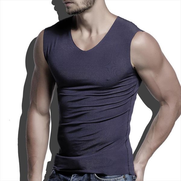 summer mens simple comfortable vest no trace ice sports wide shoulder fitness cut modal, White;black
summer mens simple comfortable vest no trace ice sports wide shoulder fitness cut modal, White;black