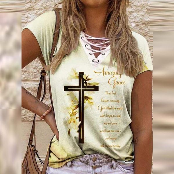 women's blouses & shirts retro drawstring v-neck fashion women pattern letter print 2021 summer casual harajuku loose short sleeve, White
women's blouses & shirts retro drawstring v-neck fashion women pattern letter print 2021 summer casual harajuku loose short sleeve, White