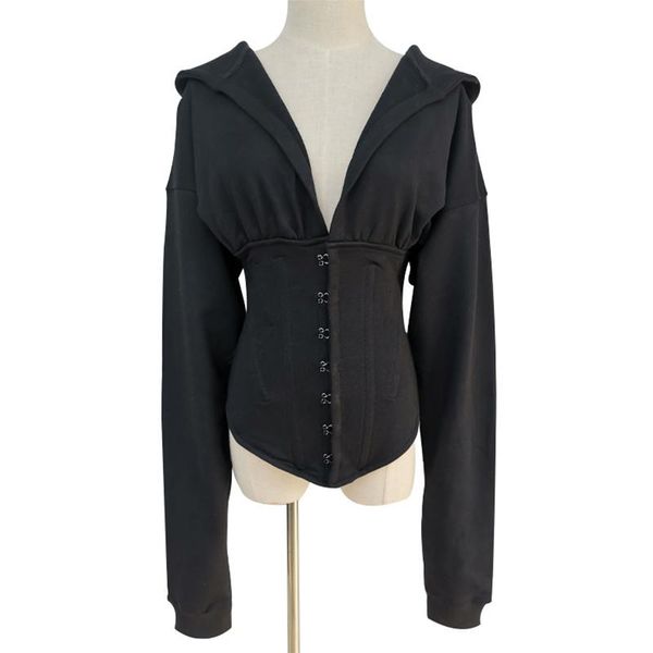 women's hoodies & sweatshirts women corset hoodie spring autumn hooded sweatshirt tracksuit high street, Black
women's hoodies & sweatshirts women corset hoodie spring autumn hooded sweatshirt tracksuit high street, Black
