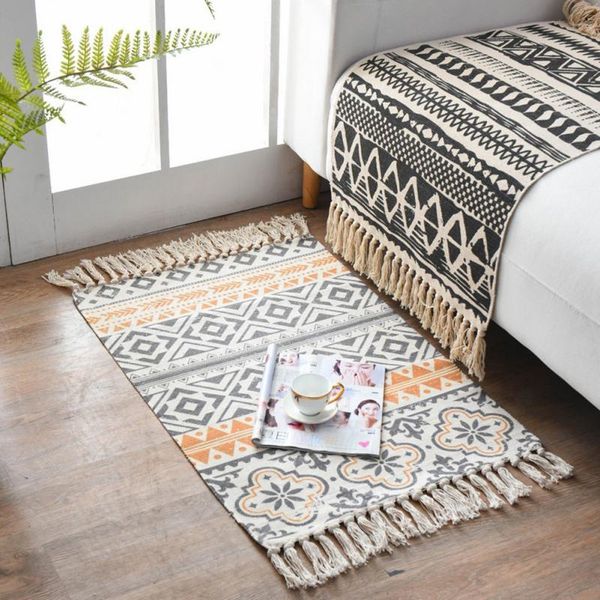 carpets room mat decor handmade woven tassel carpet cotton linen bedside rug non-slip washable floor for living bedroom
carpets room mat decor handmade woven tassel carpet cotton linen bedside rug non-slip washable floor for living bedroom