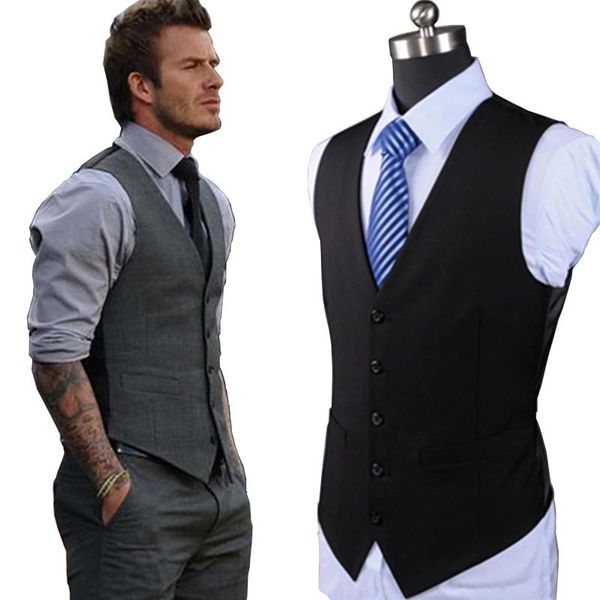 men's vests wedding dress high-quality goods cotton fashion design suit vest / grey black high-end business casual, Black;white
men's vests wedding dress high-quality goods cotton fashion design suit vest / grey black high-end business casual, Black;white