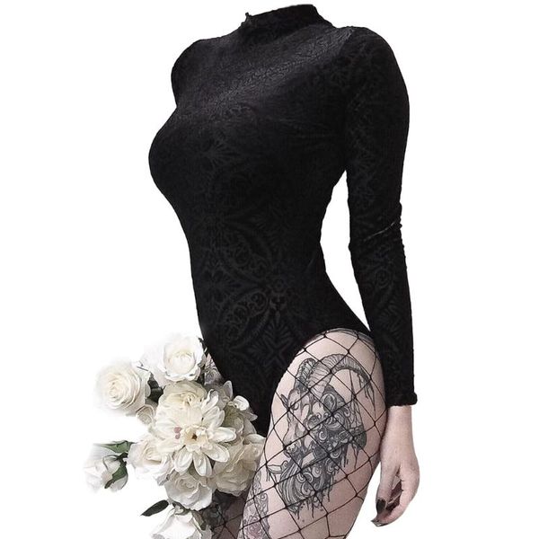 women's jumpsuits & rompers black bodysuits women lace long sleeve casual female for gothic girls, Black;white
women's jumpsuits & rompers black bodysuits women lace long sleeve casual female for gothic girls, Black;white
