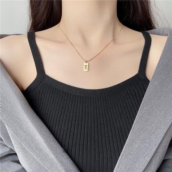 pendant necklaces fashion 7 words party brand chain necklace female ins cold wind clavicle 2021 tide senior web celebrity, Silver
pendant necklaces fashion 7 words party brand chain necklace female ins cold wind clavicle 2021 tide senior web celebrity, Silver