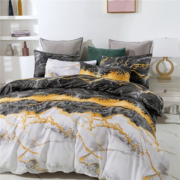bedding sets luxury gilt marble pattern nordic style king size pillowcase quilt cover without bed linen set 3pcs
bedding sets luxury gilt marble pattern nordic style king size pillowcase quilt cover without bed linen set 3pcs