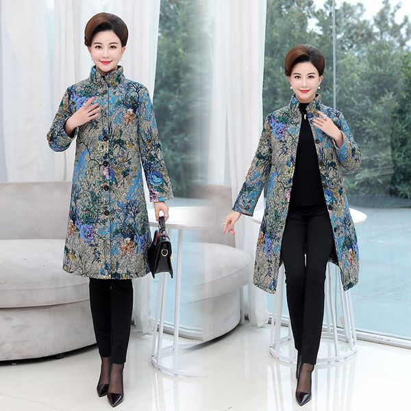 women's trench coats 2021 women winter parkas long paragraph large size national wind fashion cotton linen collar printing retro qq349, Tan;black
women's trench coats 2021 women winter parkas long paragraph large size national wind fashion cotton linen collar printing retro qq349, Tan;black