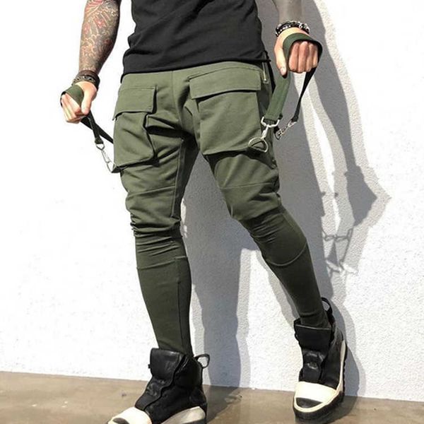 trendy hip hop multi pocket legged pants casual sportswear street work pants sportswear, Black
trendy hip hop multi pocket legged pants casual sportswear street work pants sportswear, Black