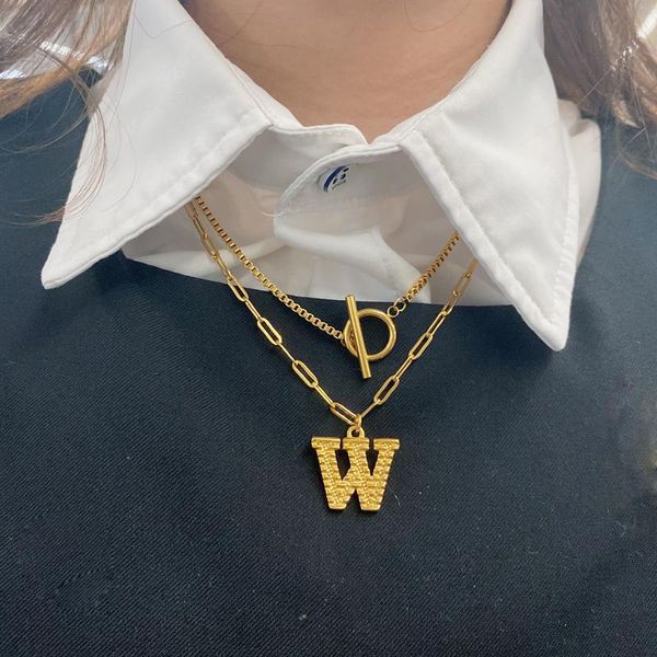 pendant necklaces initial letter toggle clasp for women stainless steel gold a-z thick chain ot buckle necklace christmas jewelry gift, Silver
pendant necklaces initial letter toggle clasp for women stainless steel gold a-z thick chain ot buckle necklace christmas jewelry gift, Silver
