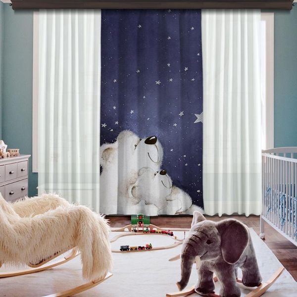 cipcici cute polar bears single piece blackout curtain kids living room bedroom child decorative elite dark blue & drapes
cipcici cute polar bears single piece blackout curtain kids living room bedroom child decorative elite dark blue & drapes