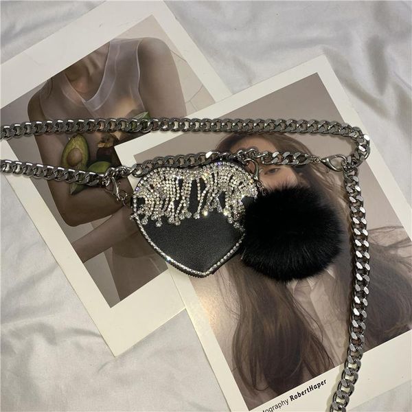 personality chain mini waist bag shiny rhinestone detachable belt small bag all-match tassel crossbody big size long belt
personality chain mini waist bag shiny rhinestone detachable belt small bag all-match tassel crossbody big size long belt