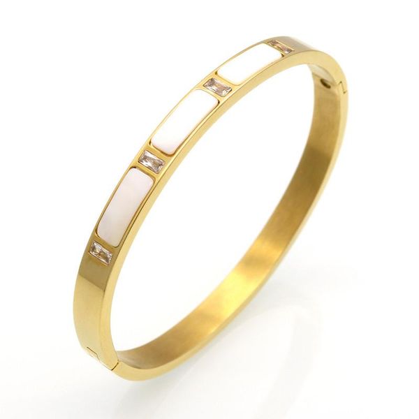 bangle gold colour stainless steel natural shell bracelets bangles crystal for women jewelry pulseiras joyas, Black
bangle gold colour stainless steel natural shell bracelets bangles crystal for women jewelry pulseiras joyas, Black