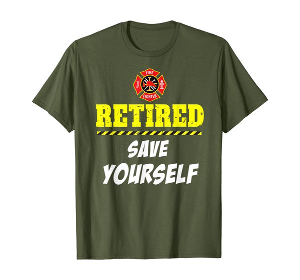 firefighter funny retirement t shirt gifts for men women, White;black 
firefighter funny retirement t shirt gifts for men women, White;black