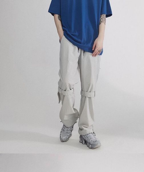 trendy men's high street straight loose trousers personalized multi-zipper strap hip-hop pants, Black
trendy men's high street straight loose trousers personalized multi-zipper strap hip-hop pants, Black
