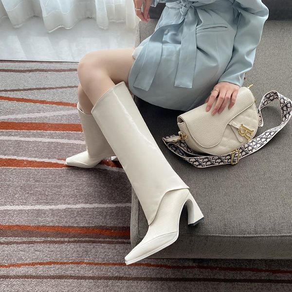 boots qzyerai women riding shoes genuine leather strange style long square toe thick heels female autumn, Black
boots qzyerai women riding shoes genuine leather strange style long square toe thick heels female autumn, Black