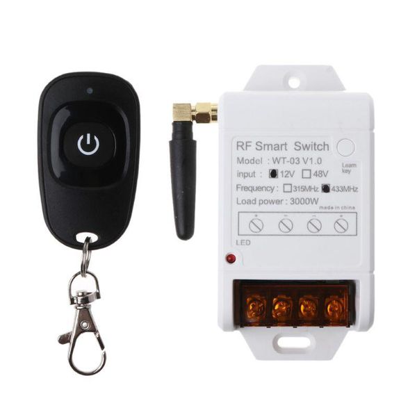 1set wireless remote control switch dc12-48v 1ch relay receiver rf transmitter x3ub controlers
1set wireless remote control switch dc12-48v 1ch relay receiver rf transmitter x3ub controlers