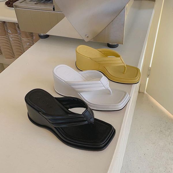 summer flip flops women flat platform slippers beach casual fashion wedges thick bottom ladies shoes sandalias, Black
summer flip flops women flat platform slippers beach casual fashion wedges thick bottom ladies shoes sandalias, Black