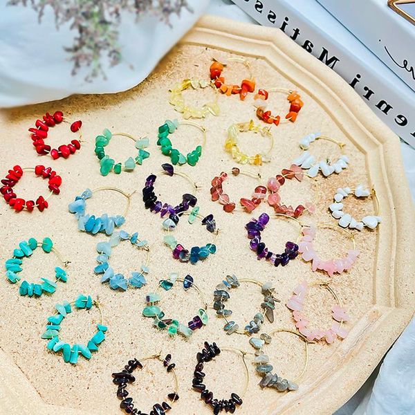 hoop & huggie bohemian natural stone female earrings ethnic big hollow elegant retro style jewelry fashion for women, Golden;silver
hoop & huggie bohemian natural stone female earrings ethnic big hollow elegant retro style jewelry fashion for women, Golden;silver