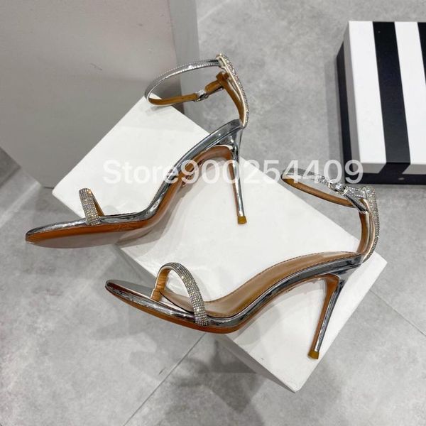 sandals fashion women summer 2021 rhinestone silver colour genuine leather sandals, 9cm high heels size34/41, Black
sandals fashion women summer 2021 rhinestone silver colour genuine leather sandals, 9cm high heels size34/41, Black