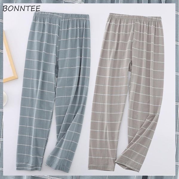 men's sleepwear sleep bottoms men casual cotton elastic waist plaid full trousers soft oversize homwear male baggy underwear ulzzang, Black;brown
men's sleepwear sleep bottoms men casual cotton elastic waist plaid full trousers soft oversize homwear male baggy underwear ulzzang, Black;brown