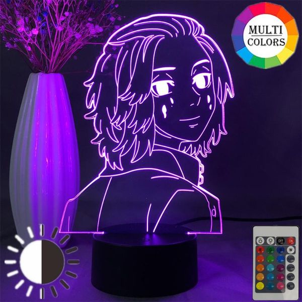 night lights anime tokyo revengers nightlight manjiro sano mikey figure light gift for kids child home bedroom decor led 3d manga lamp
night lights anime tokyo revengers nightlight manjiro sano mikey figure light gift for kids child home bedroom decor led 3d manga lamp
