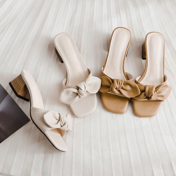 genuine leather thick heels pumps sweet butterfly knot women girl's mules slippes famale wedding party shoes woman size 43 slippers, Black
genuine leather thick heels pumps sweet butterfly knot women girl's mules slippes famale wedding party shoes woman size 43 slippers, Black