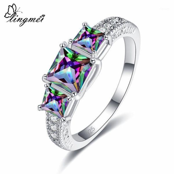 cluster rings lingmei fashion gorgeous jewelry multi & white purple cubic zircon silver color ring for women size 6-9 elegant gifts, Golden;silver
cluster rings lingmei fashion gorgeous jewelry multi & white purple cubic zircon silver color ring for women size 6-9 elegant gifts, Golden;silver