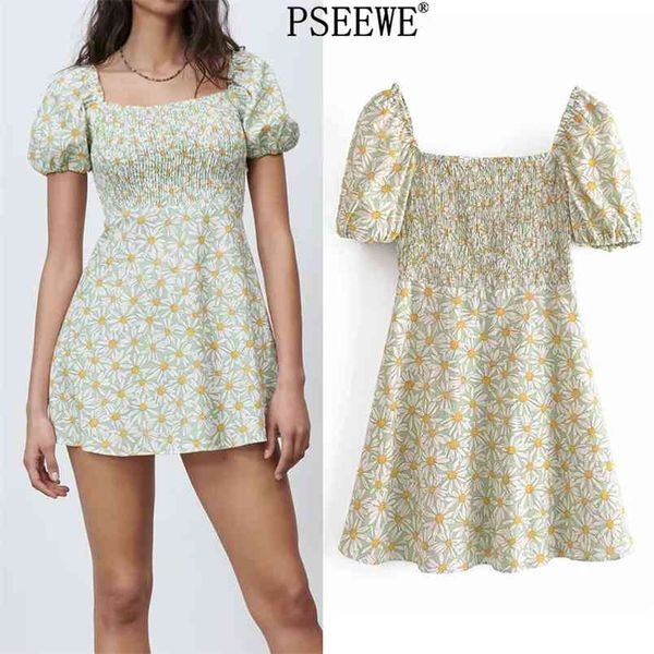 dress green floral print short dresses summer woman fashion cottagecore puff sleeve mini women 210519, Black;gray
dress green floral print short dresses summer woman fashion cottagecore puff sleeve mini women 210519, Black;gray