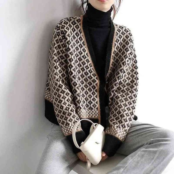 women's sweaters knitted cardigan, or crocheted, long sleeve jacket v retro released for autumn and winter 2fpm, White;black
women's sweaters knitted cardigan, or crocheted, long sleeve jacket v retro released for autumn and winter 2fpm, White;black