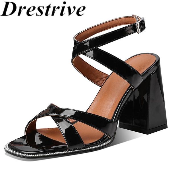 sandals drestrive fashion women patent leather round toe large size 43 black 2021 summer thick high heel shoes buckle
sandals drestrive fashion women patent leather round toe large size 43 black 2021 summer thick high heel shoes buckle