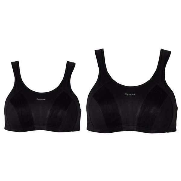 2x sports bra vest type no steel ring sponge shockproof fitness running yoga underwear 75d & 80c gym clothing, White;black
2x sports bra vest type no steel ring sponge shockproof fitness running yoga underwear 75d & 80c gym clothing, White;black