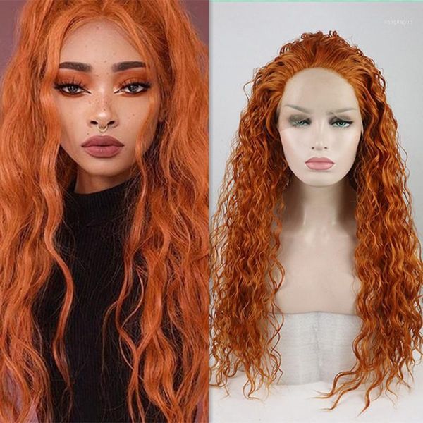 dark orange long curly lace wig middle part synthetic hair front for women heat resistant fiber wigs1, Black
dark orange long curly lace wig middle part synthetic hair front for women heat resistant fiber wigs1, Black