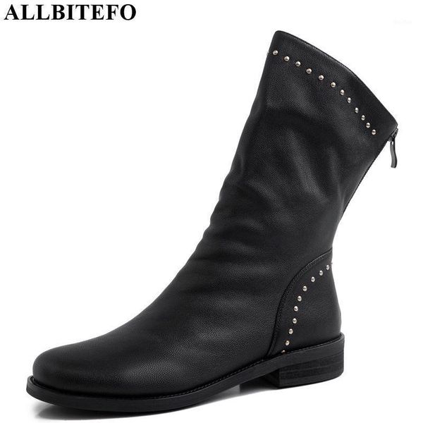 boots allbitefo genuine leather fashion mid-calf winter leisure comfortable women girls brand long1, Black
boots allbitefo genuine leather fashion mid-calf winter leisure comfortable women girls brand long1, Black