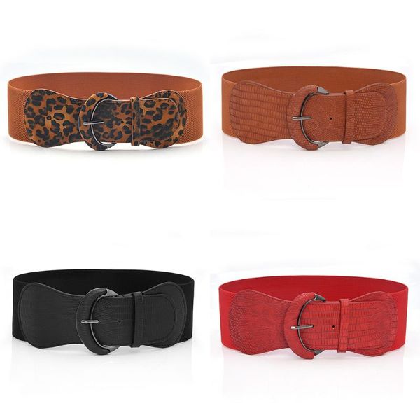 belts women's runway fashion elastic cummerbunds female dress corsets waistband decoration wide belt, Black;brown
belts women's runway fashion elastic cummerbunds female dress corsets waistband decoration wide belt, Black;brown