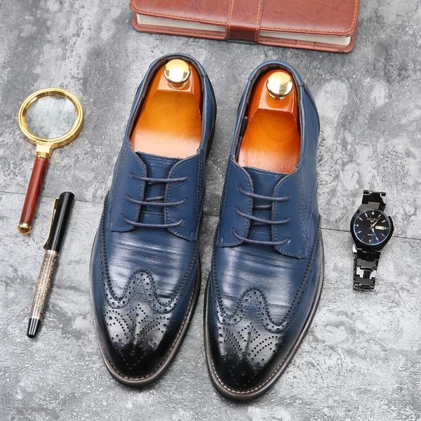 dress shoes cpi luxury designer formal men genuine leather classic brogue flats oxfords for wedding office business xp-24, Black
dress shoes cpi luxury designer formal men genuine leather classic brogue flats oxfords for wedding office business xp-24, Black