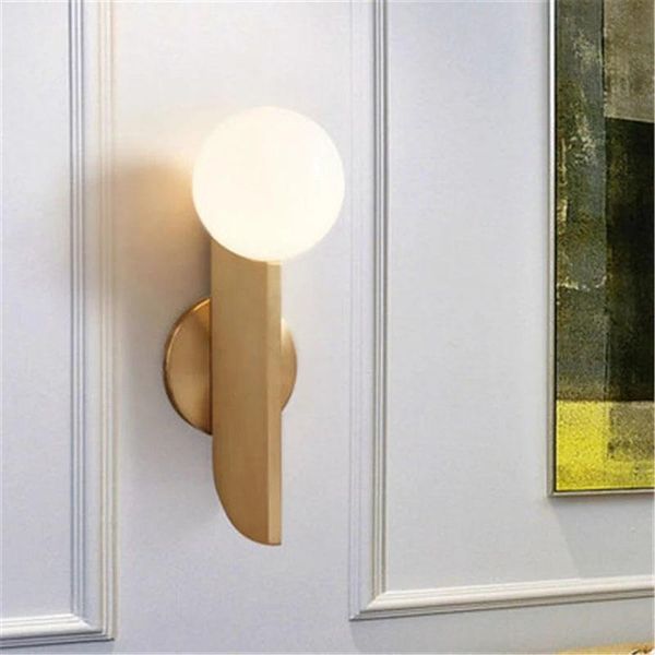 wall lamp fashion art design glass ball retro brass metal led for bedside study kitchen coffee shop indoor sconce lights
wall lamp fashion art design glass ball retro brass metal led for bedside study kitchen coffee shop indoor sconce lights