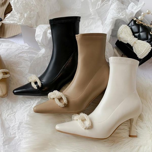 boots kickway elegant fashion concise women ankle pearls genuine leather thick heels office lady autumn winter shoes woman, Black
boots kickway elegant fashion concise women ankle pearls genuine leather thick heels office lady autumn winter shoes woman, Black