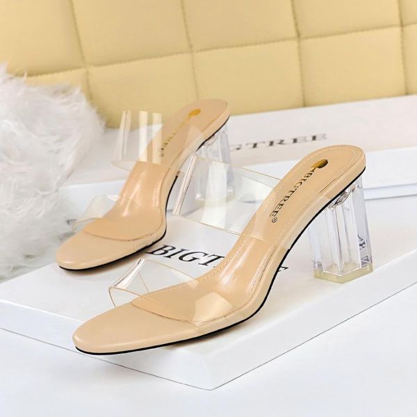 slippers bigtree pvc transparent open toe perspex heel women high crystal women's shoes size 34-40, Black
slippers bigtree pvc transparent open toe perspex heel women high crystal women's shoes size 34-40, Black
