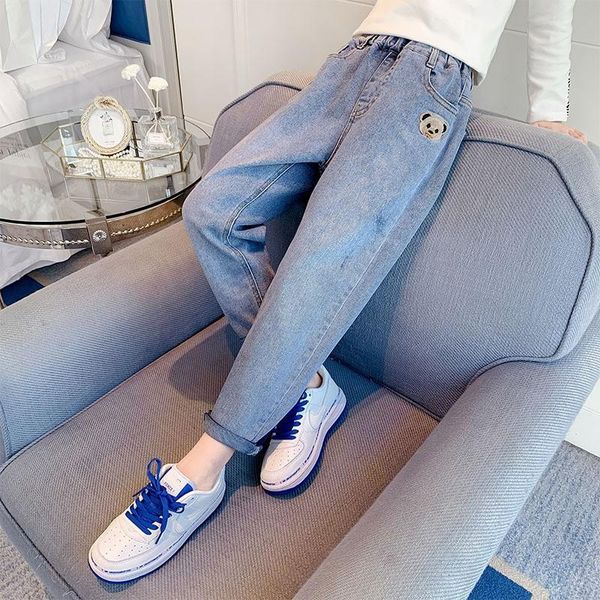 jeans 3 5 7 9 10 12 14 years children with pockets girls mid elastic waist denim pants autumn winter kids soft trousers, Blue
jeans 3 5 7 9 10 12 14 years children with pockets girls mid elastic waist denim pants autumn winter kids soft trousers, Blue