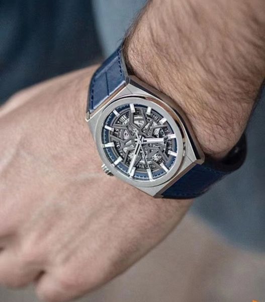 41mm men watch mens wristwatch sapphire waterproof skeleton dial gummy strap a2892 automatic movement 28800vph designer watches, Slivery;brown
41mm men watch mens wristwatch sapphire waterproof skeleton dial gummy strap a2892 automatic movement 28800vph designer watches, Slivery;brown