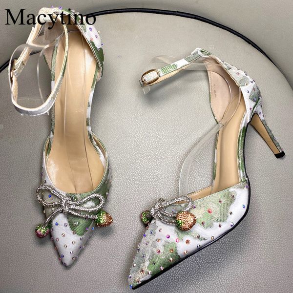 sandals butterfly strawberry decoration lady stilettos color diamond satin cloth high heels summer party heel 58ey, Black
sandals butterfly strawberry decoration lady stilettos color diamond satin cloth high heels summer party heel 58ey, Black