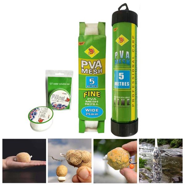 fishing net 5m pva soluble narrow network refill stocking bait bag protect fish drop accessories
fishing net 5m pva soluble narrow network refill stocking bait bag protect fish drop accessories